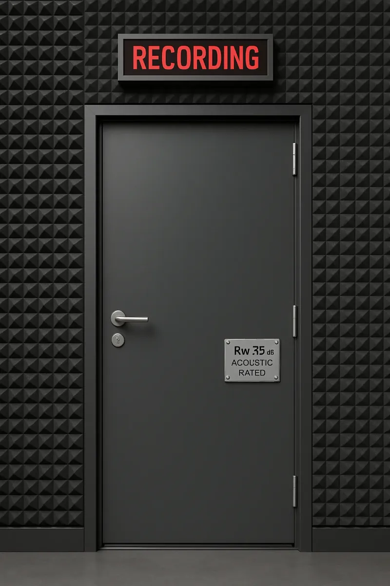 acoustic rated steel doors - professional steel doors available in Barnsley from UK manufacturers