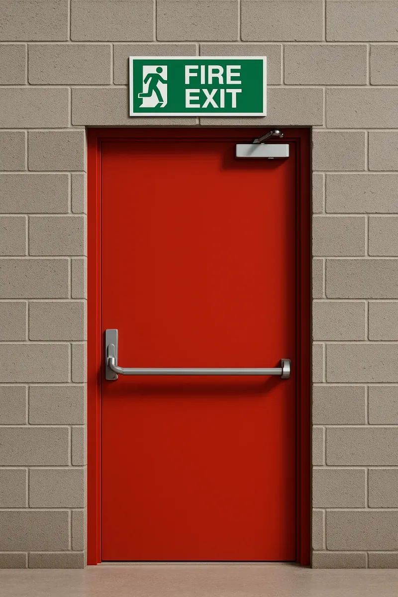 fire exits - professional steel doors available in Barnsley from UK manufacturers